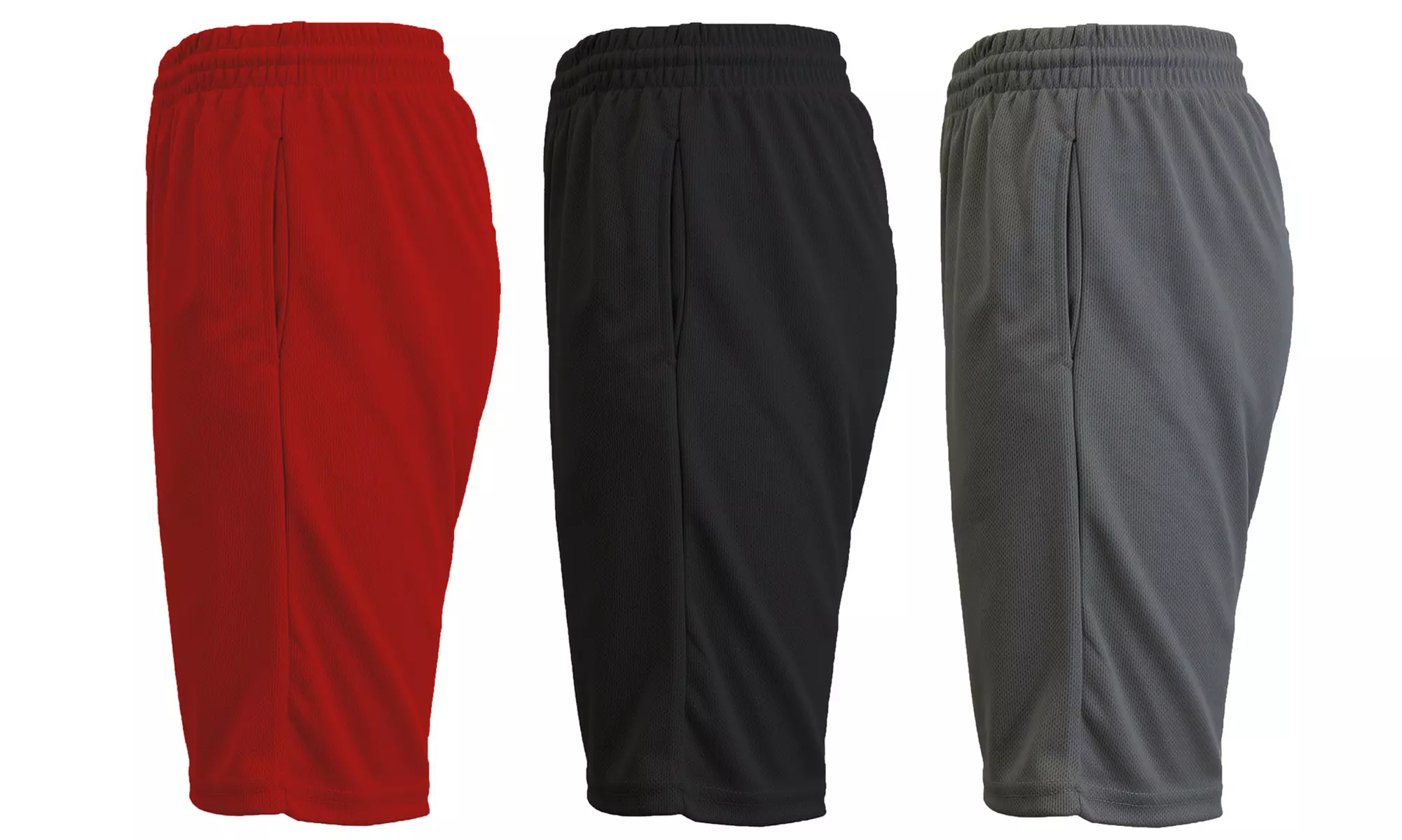 3-Pack Men's Active Performance Shorts (S-2XL) in Multiple Colorways