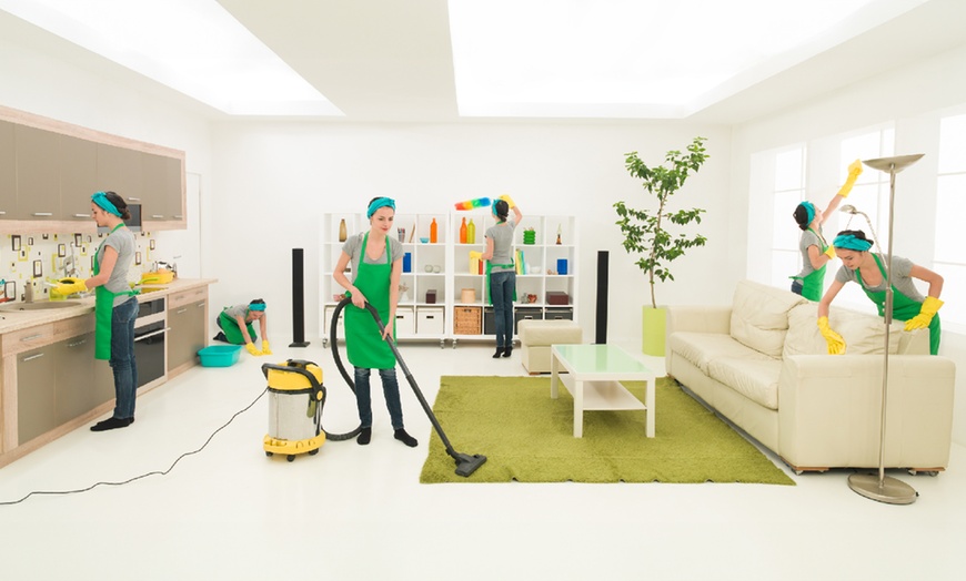 Image 2: Three, Four, Five, or Six-hours of Cleaning with Two Cleaners