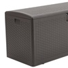 Image 3: HDPE Heavy-Duty Water-Resistant Rattan-Effect Deck Box