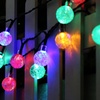 Image 1: 50 LED Multi-Coloured Solar Garden String Light-Multi-color/Warm/White