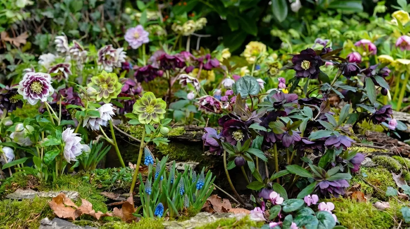 Hellebore Breeder’s Mix Winter-Flowering Perennial Plug Plants