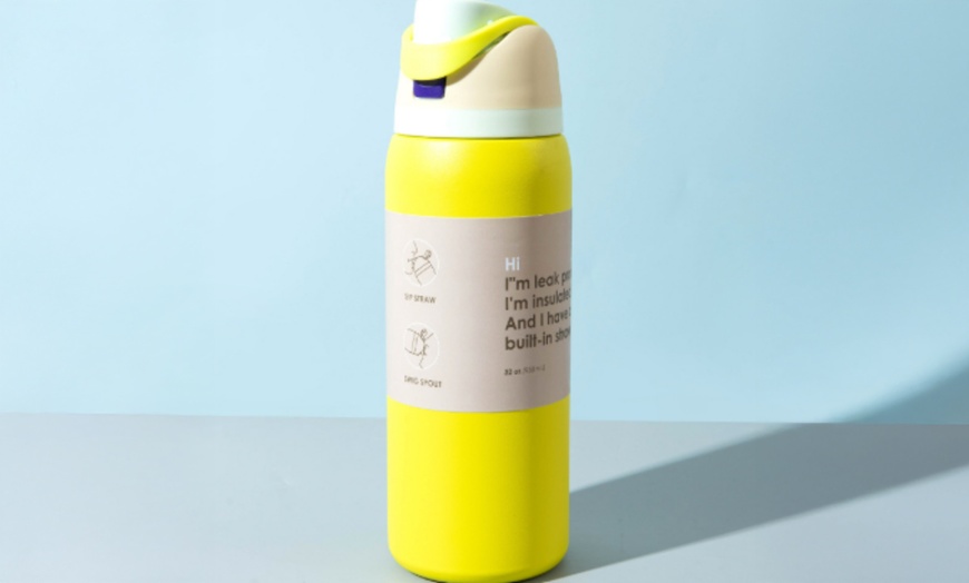 Image 6: 24-Ounce Insulated Stainless Steel Water Bottle