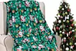Premium Home Soft Micro Plush Christmas Throw - Second Medium