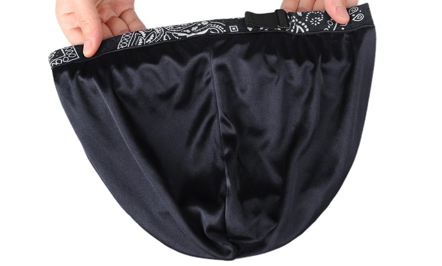 Image 3: Polyester Sleeping Cap; Satin Lining for Hair Care