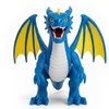 Image 2: Dragon de feu interactif 35 cm pour enfants avec sons et effets vapeur