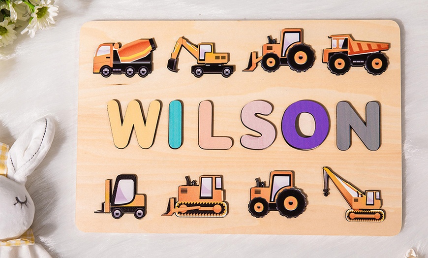 Image 3:  Name Puzzle Board