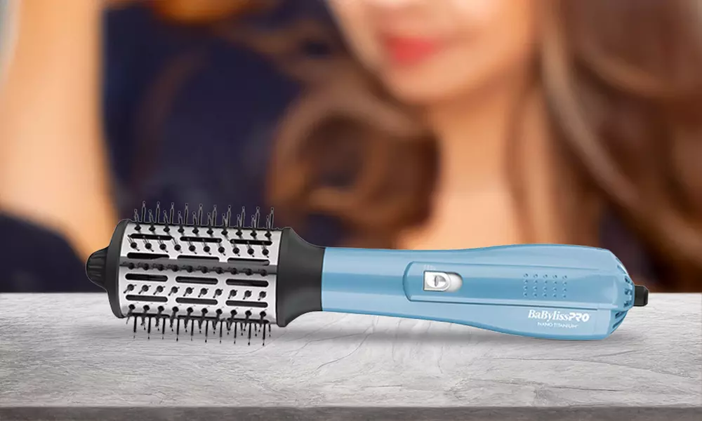 BabylissPRO Babyliss Nano Titanium Oval Ionic Hot Air Brush 2.5"