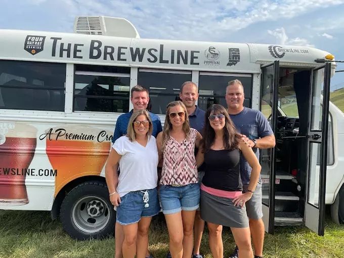 Brewery Bus Tour for One, Two, or Up to 12 People from The BrewsLine (Up to 45% Off) - Primary Image
