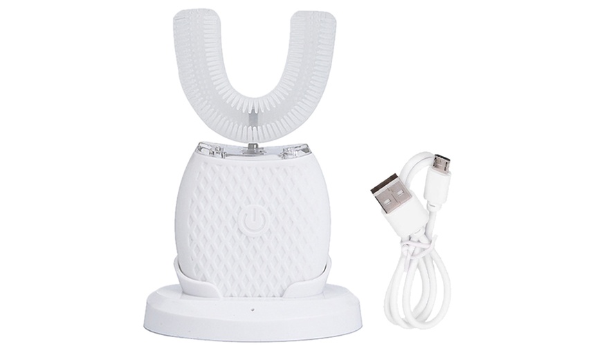 Image 2: Elektrische Zahnbürste in U-Form für Erwachsene