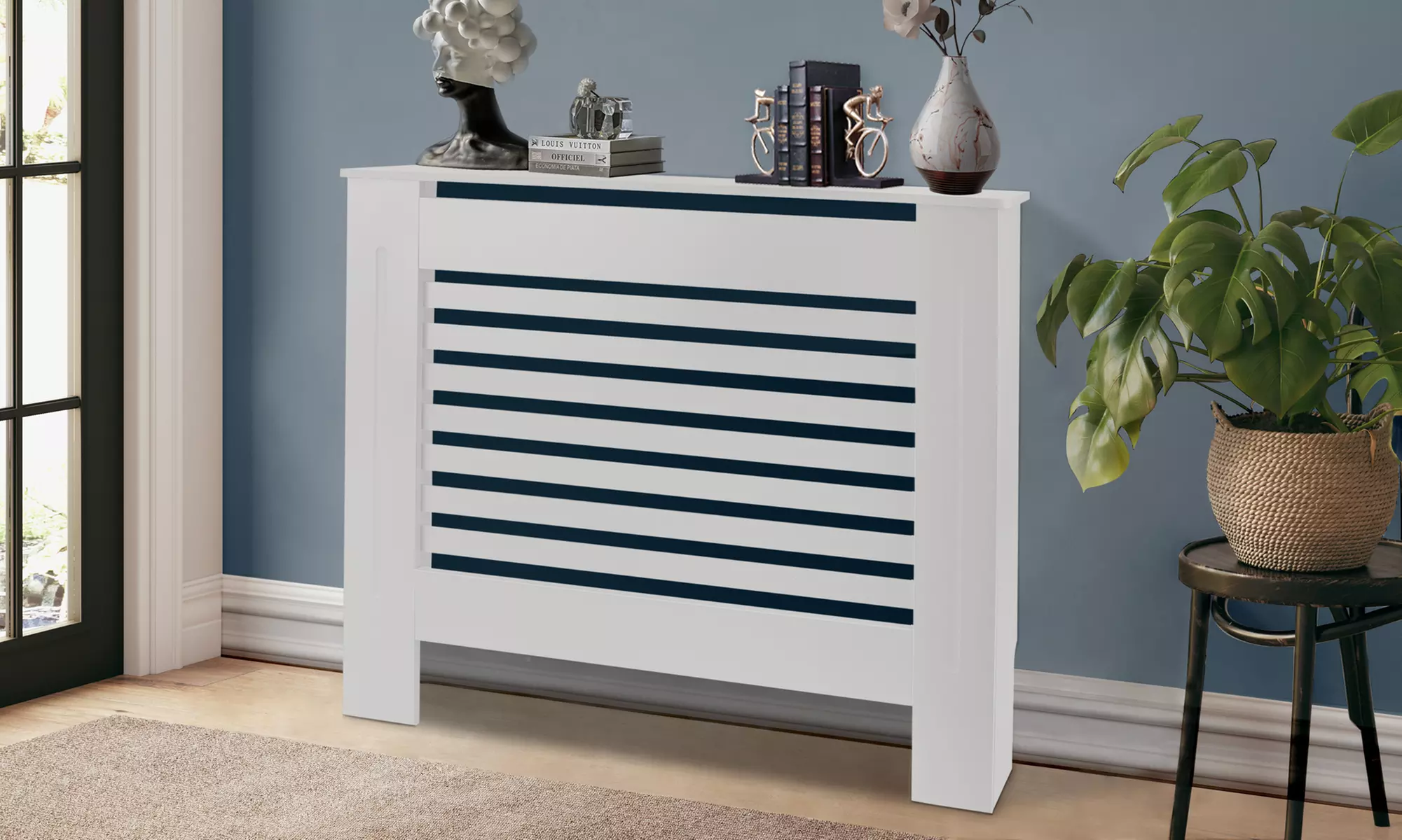 Contemporary Wooden Radiator Cover - Child and Pet Safe
