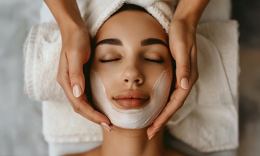 Image 1: Microdermabrasion or LED Facials + Collagen, Vitamin C or Detox Serums