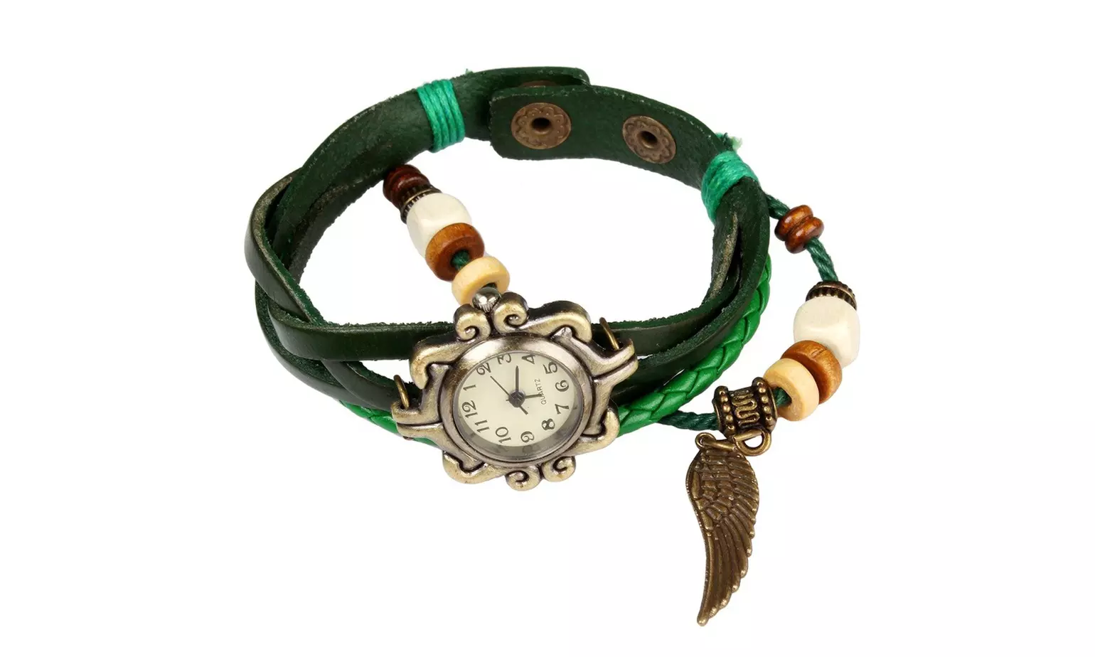 Women's Vintage Bohemian Vegan Leather Watch  (Charm And Color Choices)