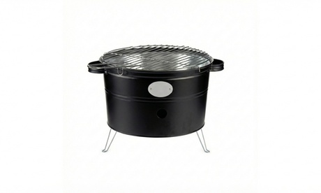 Kompakter Holzkohle-Tischgrill 35 cm