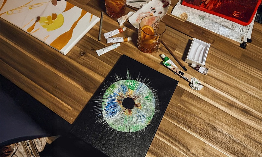Image 2: 90 Min. DRINK & PAINT für 1 - 2 Personen