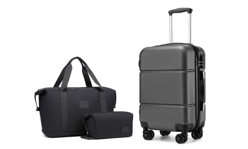Image 8: 20 Inch Cabin Suitcase and a Travel Bag Set 