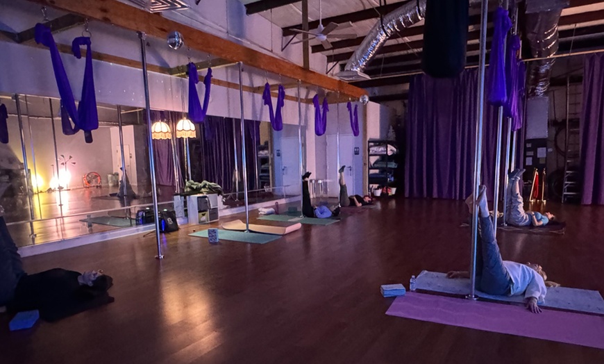 Image 8: 1 or 5 Women Only Fitness Classes including Pole Yoga and Aerial