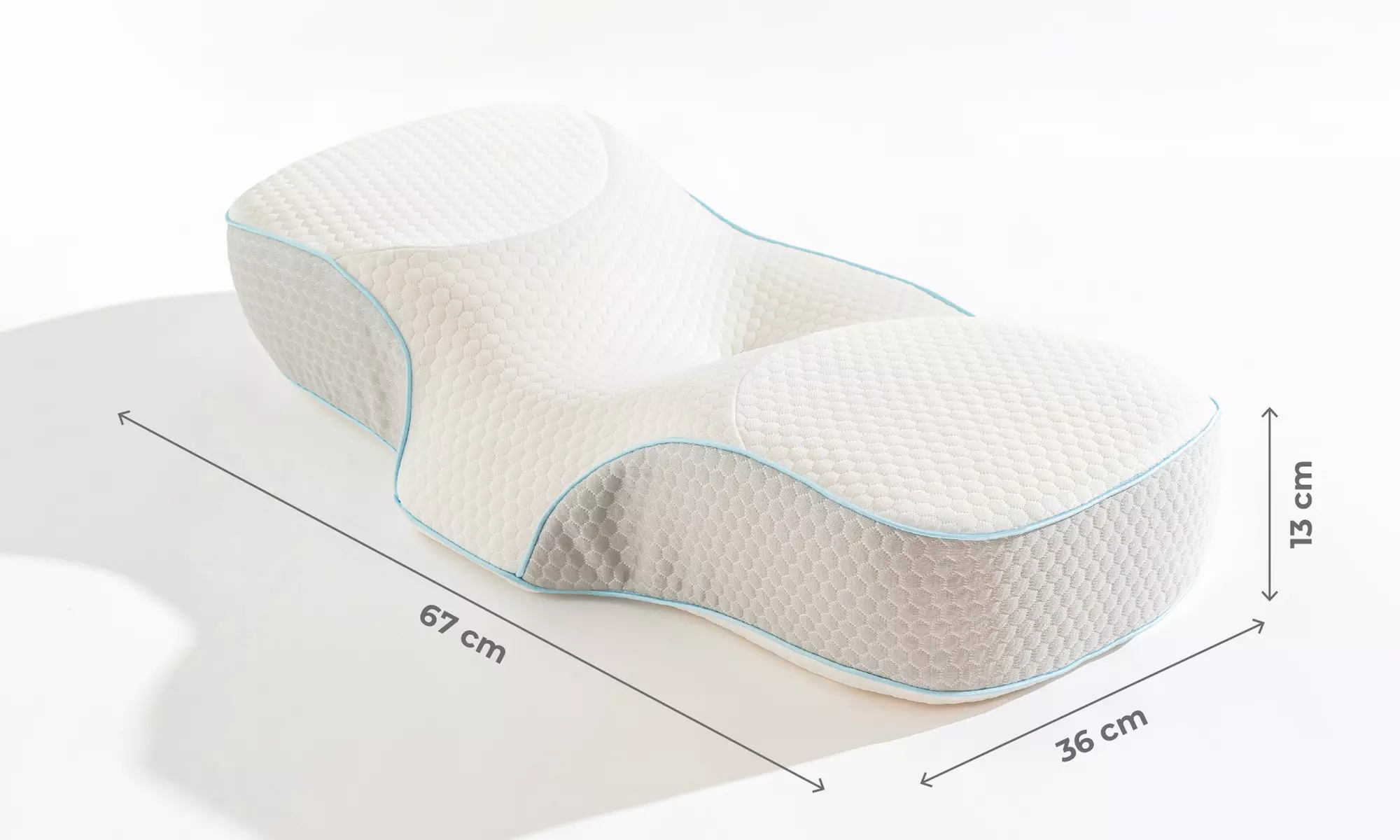 Lynor ergonomisches Memory-Schaum-Kissen