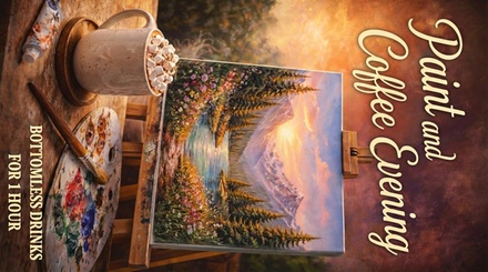 For One: Paint and Sip / Coffee and Canvas - The Secret Garden Cafe