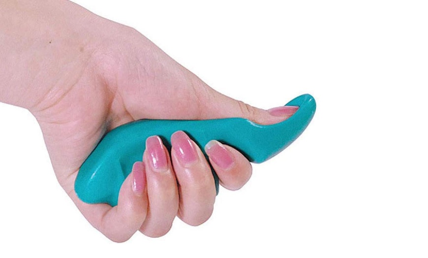 Image 2: One or Two Deep Tissue Thumb Saver Neck and Back Massage Tools