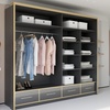 Image 2: Sweden Modern High Gloss Wardrobe with Drawers
