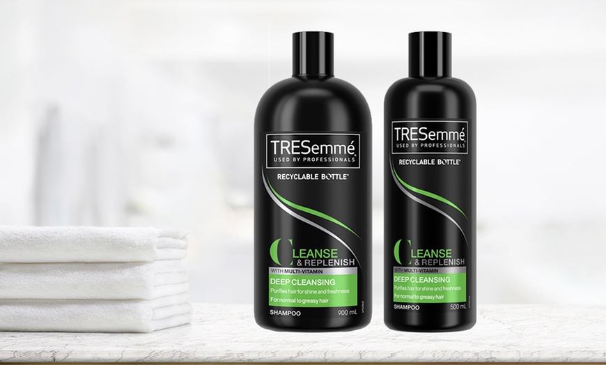 Image 2: Two-Pack of TRESemme Shampoo 500ml or 900ml