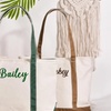 Image 1: Custom Canvas Tote Bag - Up to 71% Off