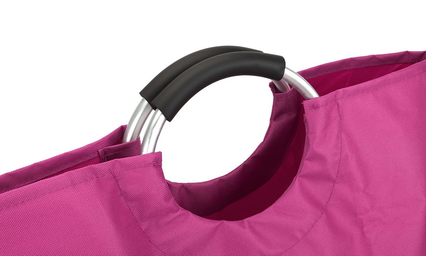 Image 5: 90L Large Laundry Basket Mesh Laundry Wash Bags for Socks Underwear Hosiery Bras