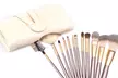 Ivory Makeup Brush Set with Traveling Case (12 Piece) - Second Medium