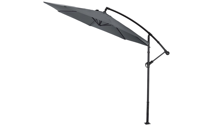 Image 17: Outdoor 3M Large Cantilever Parasol
