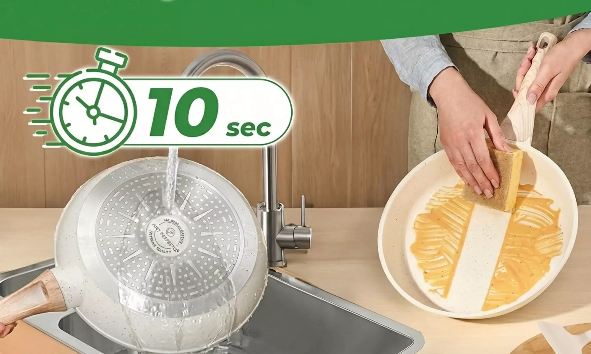 Pack de 15 piezas de batería de cocina de Just Perfecto