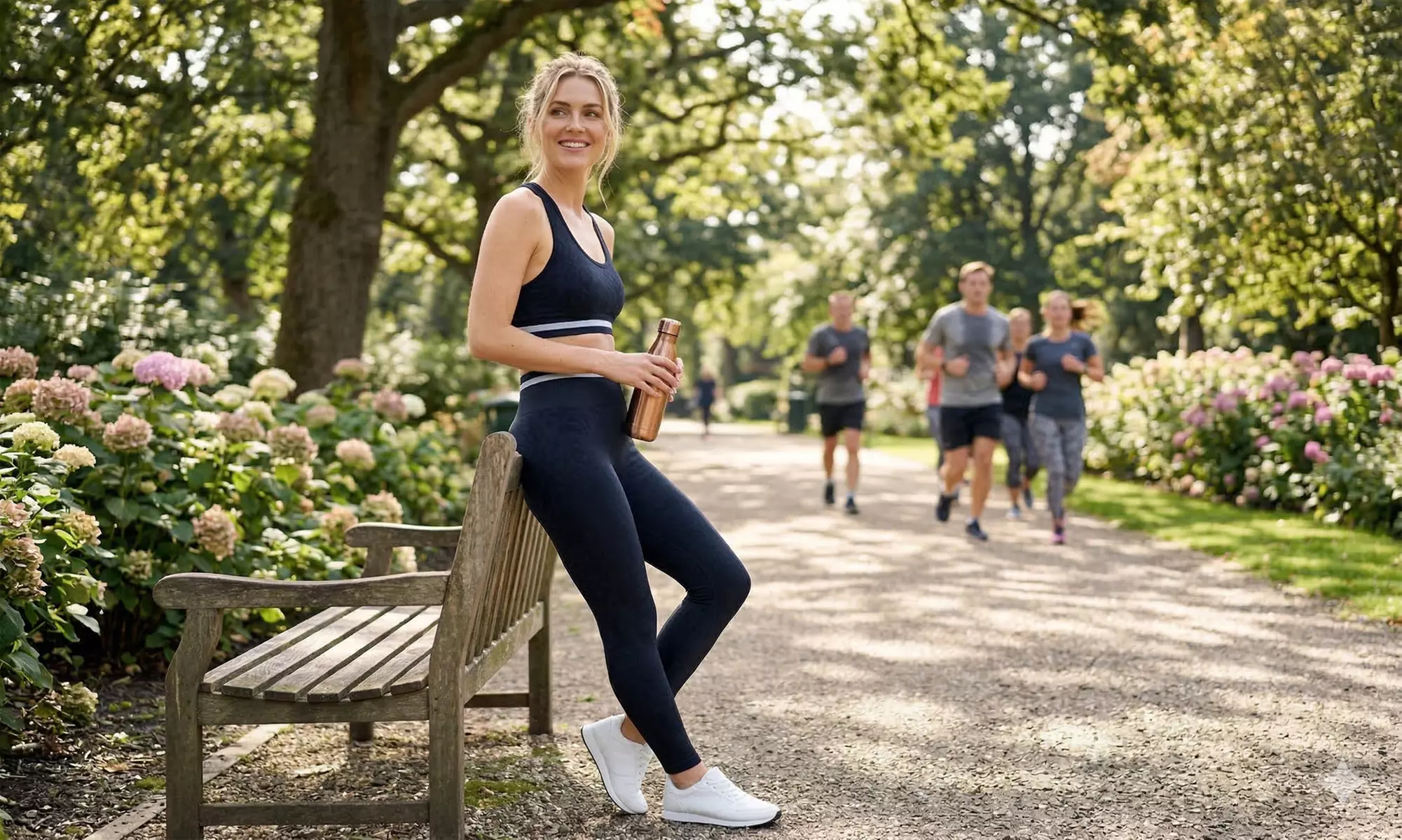 Leopard Print Seamless Activewear Set