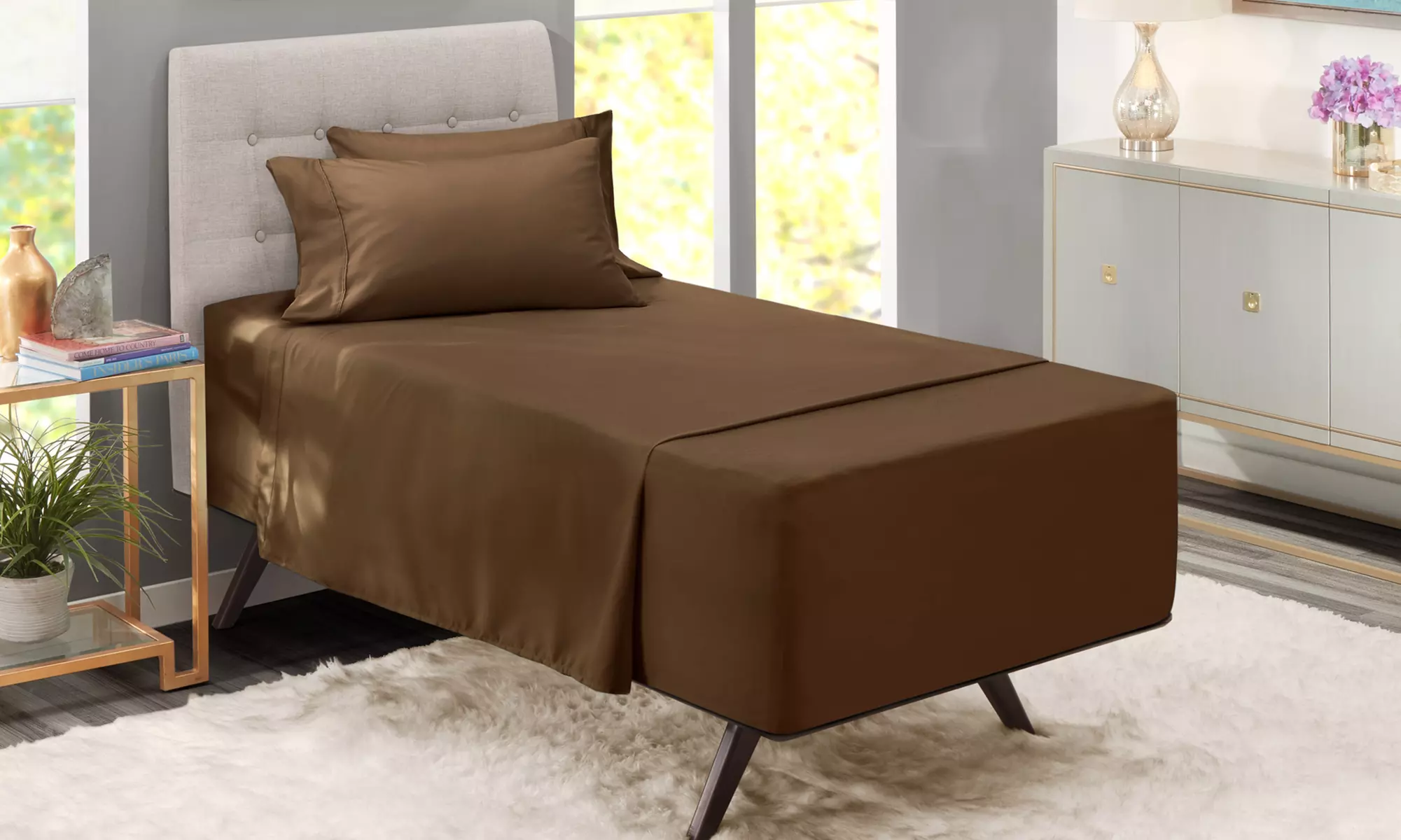 Nestl Extra Deep Pocket Sheets - 18-24 Inch Fitted Bed Sheet Set - 6 Piece