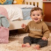 Image 3: Personalized Embroidered Baby Sweaters by Justyling Up to 82% Off