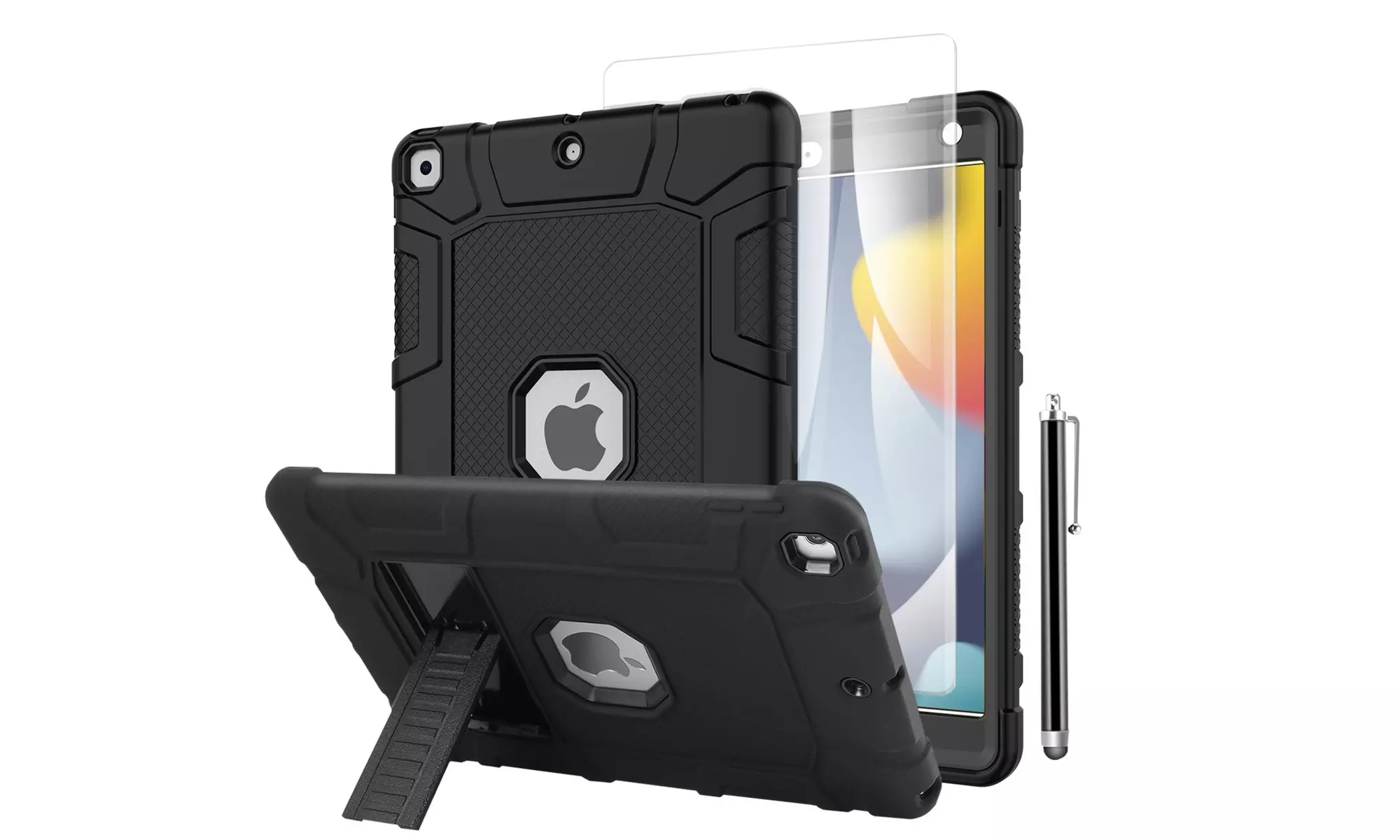 Case For Apple iPad 9th Generation 10.2" 2021 Heavy Duty Screen Protector Pen