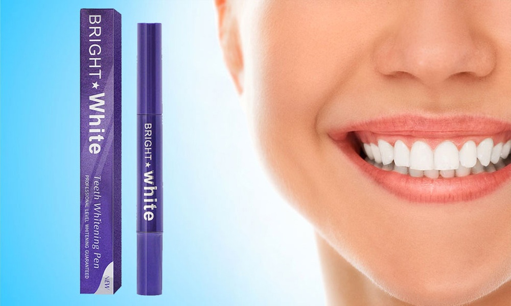 1 ou 2 stylos de blanchiment des dents Bright White