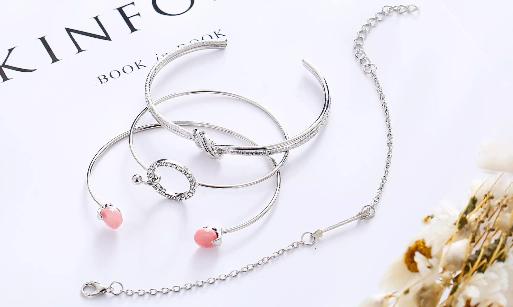 1x oder 2x 4-teiliges Armband-Set