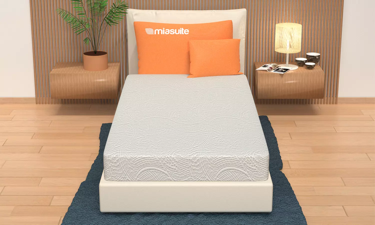 Matelas One H20 déhoussable en mousse à mémoire de forme, Miasuite