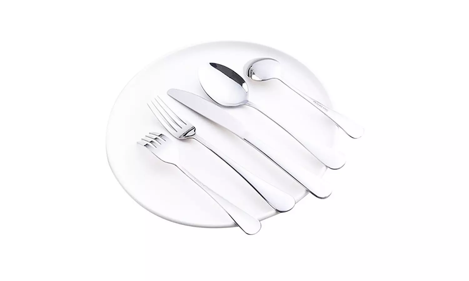 JML 20pcs Portable Stainless Steel Cutlery Knife Spoon Fork Silverware Set