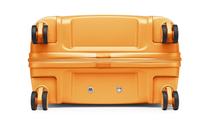 Image 15: Kono 24-Inch Colourful PP Hardshell Suitcase with TSA Lock