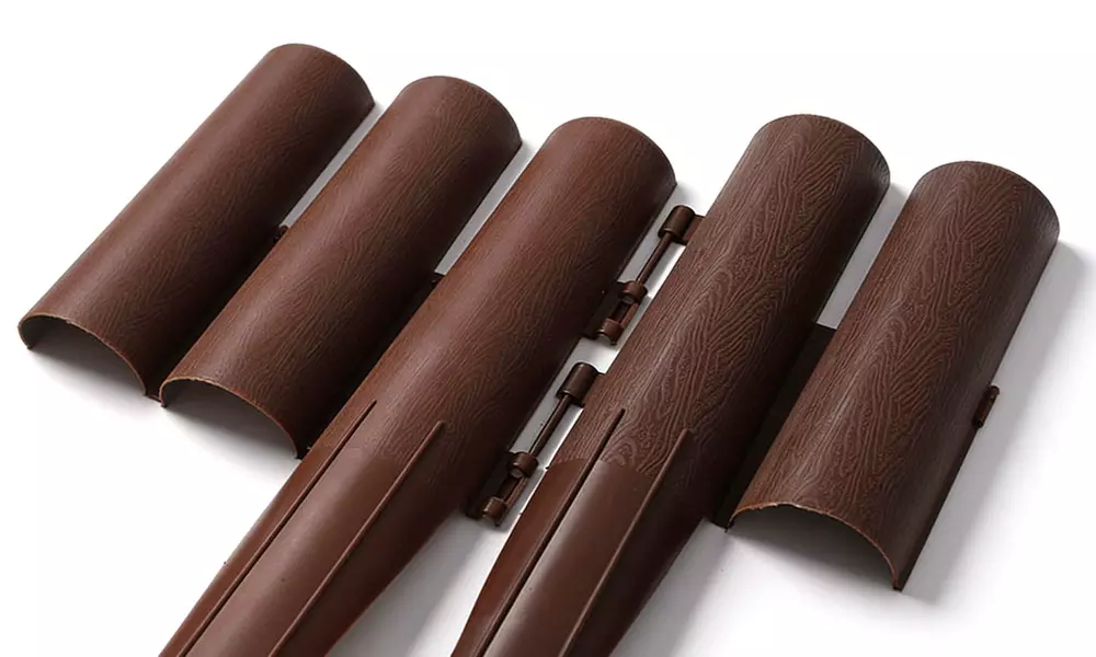 10 Pieces Plastic Garden Fence Flexible Garden Edging