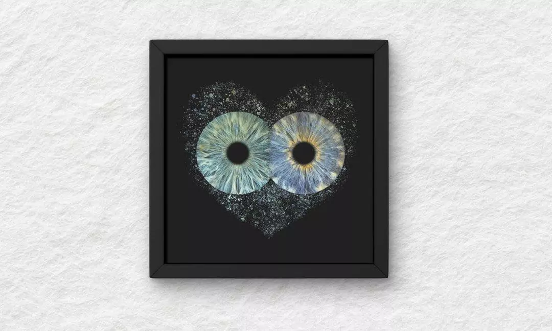 Votre iris, une œuvre d’art unique en photo digitale