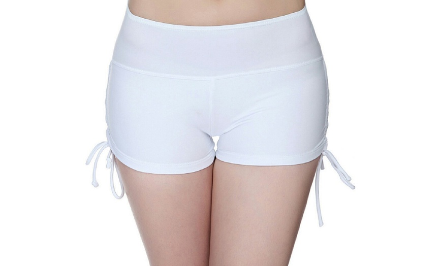 Image 8: Ruched Detail Swim Shorts