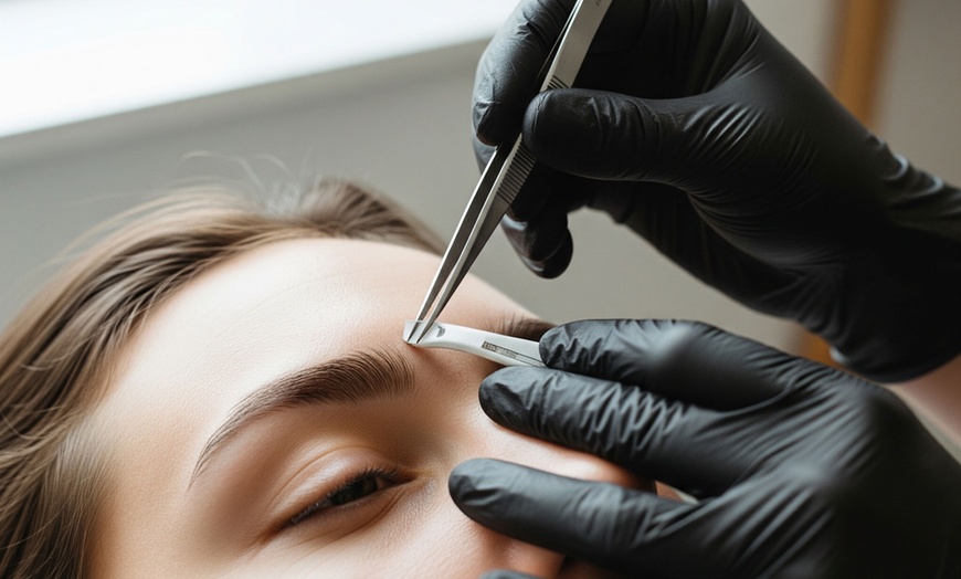 Image 2: Belle ligne et regard intense : épilation "Création" et/ou brow lift