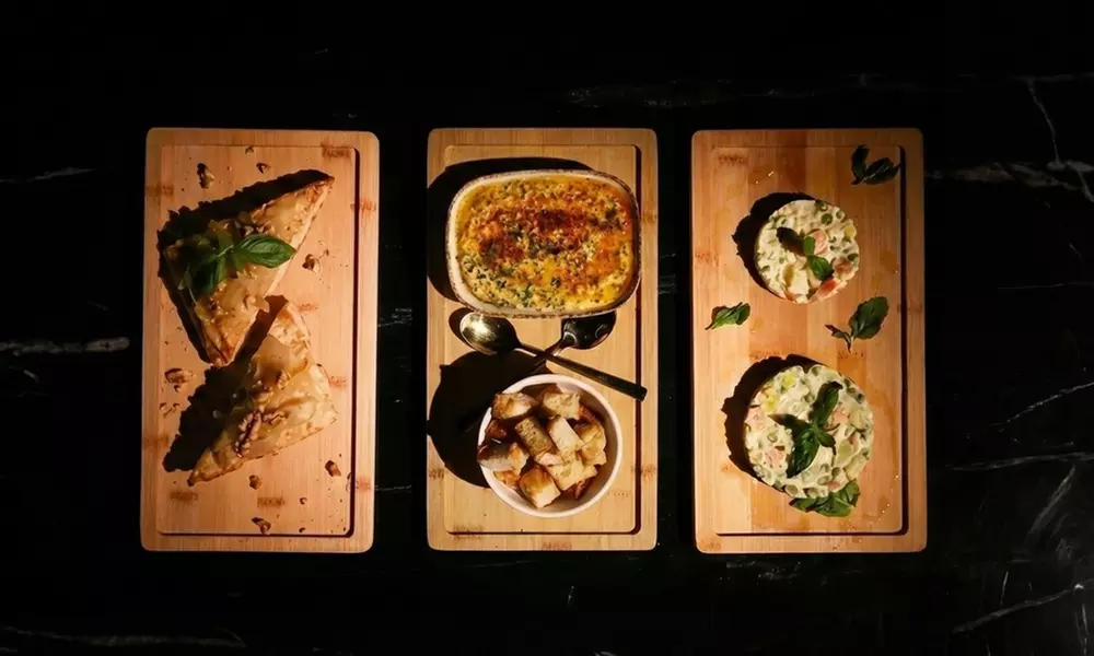 Menú completo con opción Prémium y cocktail