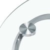Image 10: Isabella Round Tempered Glass Coffee and Lamp or Side Table 