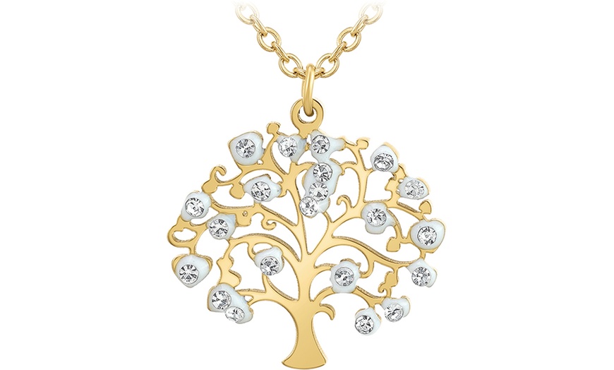 Image 13: Collar de acero inoxidable con bolsa de regalo, de SC Crystal