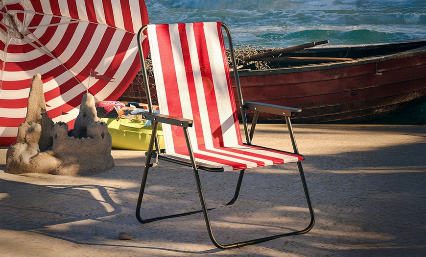 Image 13: Sedia da spiaggia pieghevole Flamingo