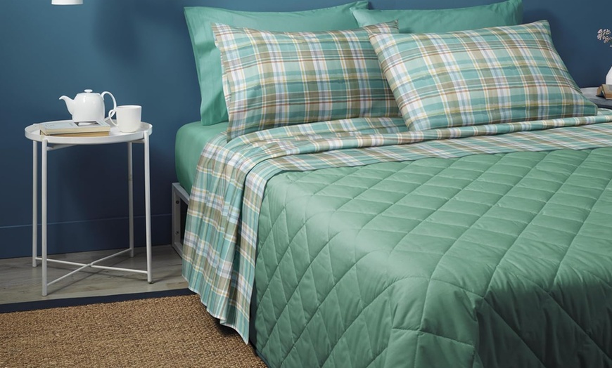 Image 9: Completo letto matrimoniale 100% cotone di Bassetti