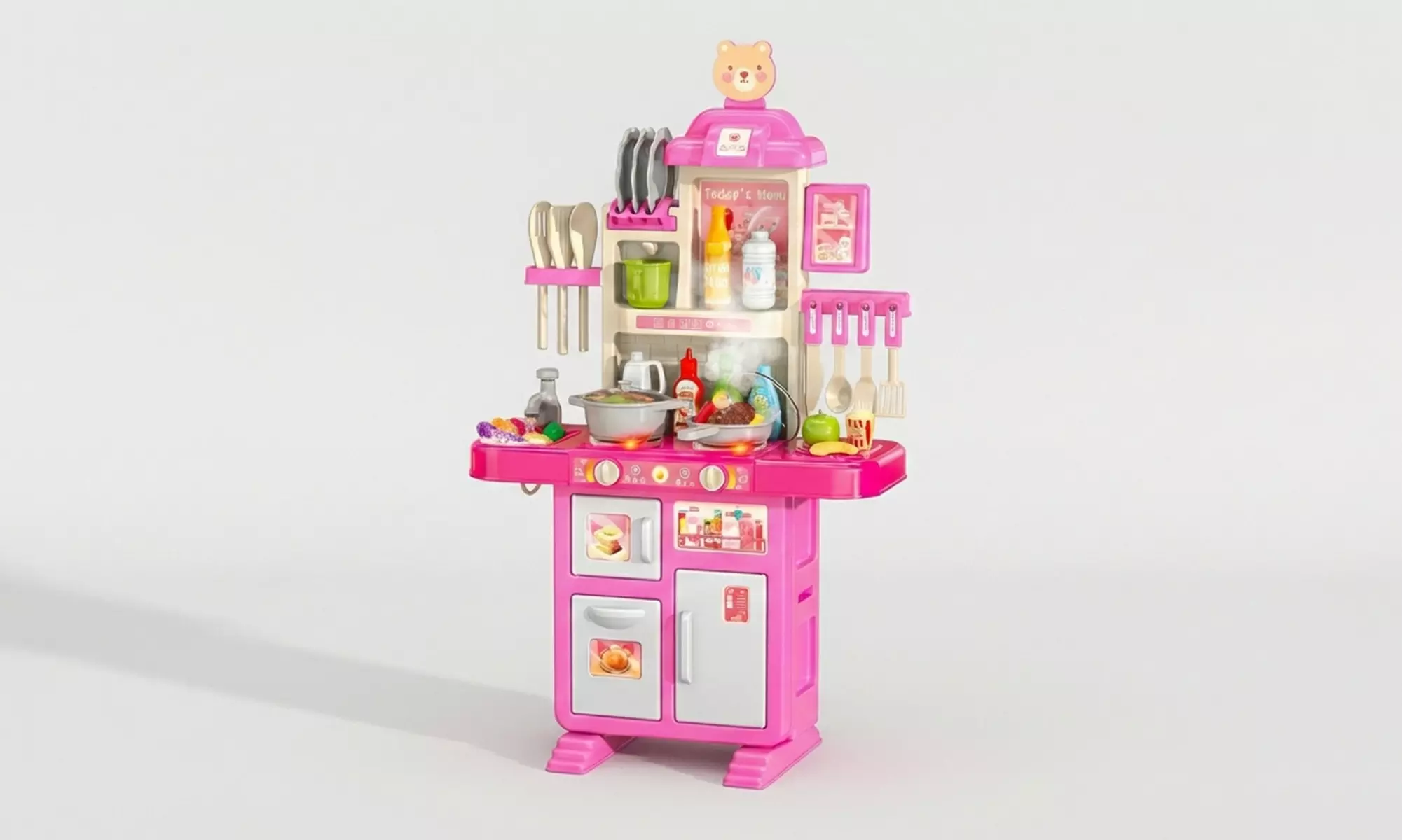 Cucina giocattolo per bambini con luci e suoni