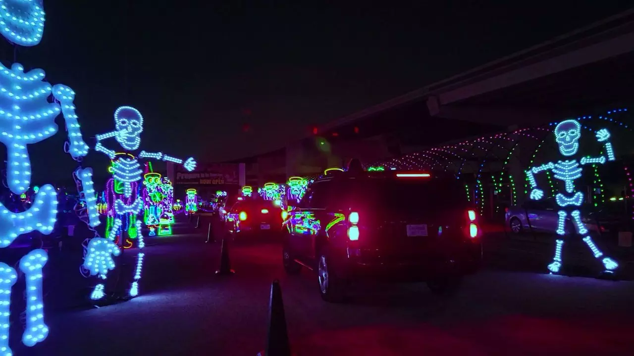 Enchanted Lights: A Mile-Long Halloween Themed Drive-Thru Light Show
